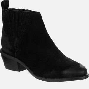 Splendid black suede ankle boots